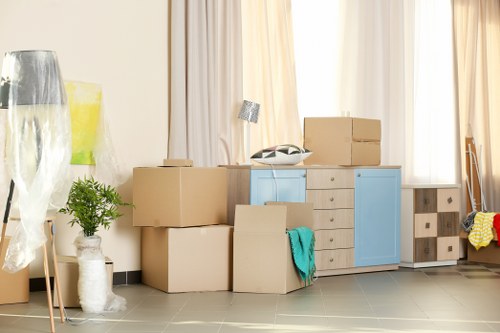 Man With Van Blackwall moving boxes and furniture in a local area