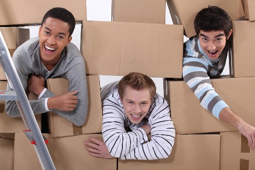Removal team handling a residential move in Blackwall