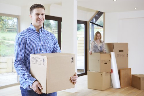Removal van for business and home transport in Blackwall