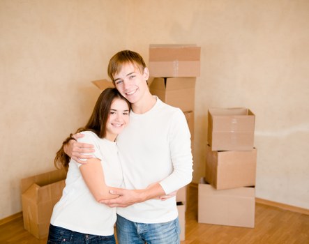 Furniture being carefully loaded by house removalists