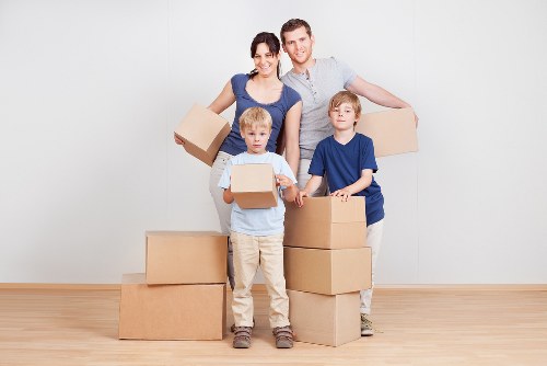 Mover planning a residential relocation with lift and parking access in Blackwall