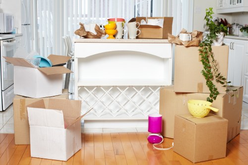 Business removals support in Blackwall with office equipment