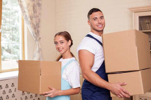 Local moving support with a van in Blackwall for fragile items
